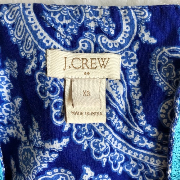 J. Crew Paisley Print Top - Picture 5 of 5